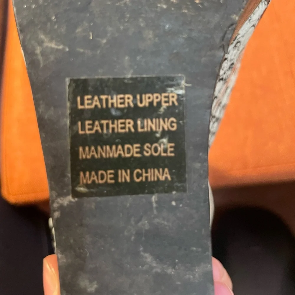 Real Leather Wedges - Picture 3 of 4
